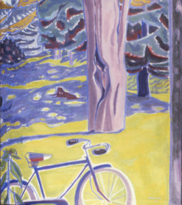 Cicely Aikman, Summer Afternoon, oil, ca 1978